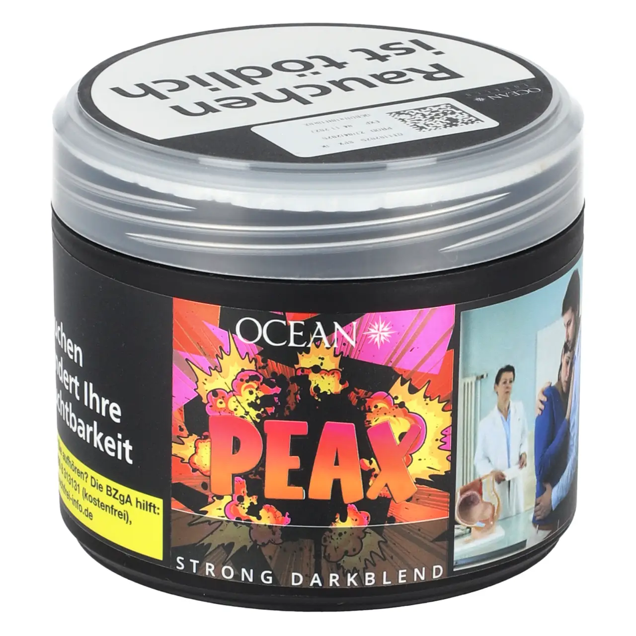 Ocean Strong Peax Darkblend Shisha Tabak 200g