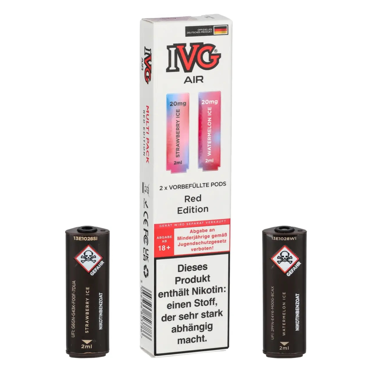 IVG Air Red Edition Pods, 2-er Packung IVG Air Pods Red Edition