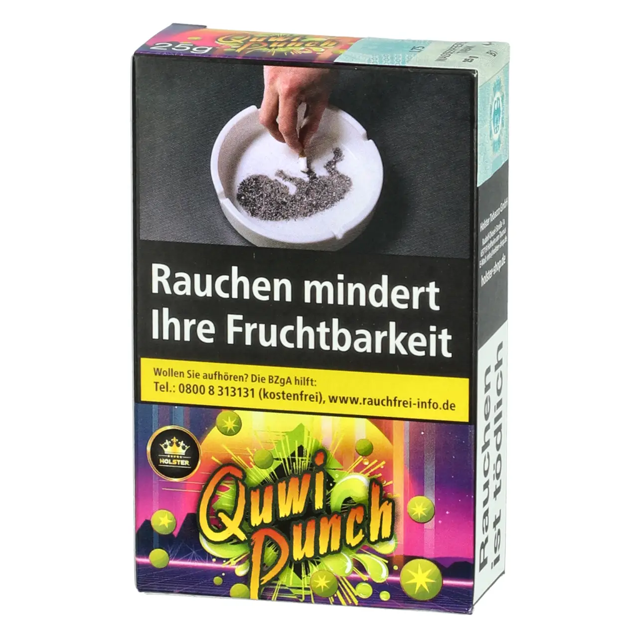 Holster Tabak Quwi Punch - kühle Kiwi - Shisha Tabak 25g Holster Shisha Tabak Quwi Punch - kühle Kiwi - 25g