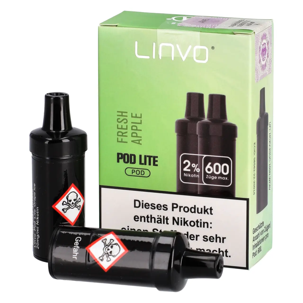 Fresh Apple - Linvo Pod Lite Prefilled Pod - 2er Packung