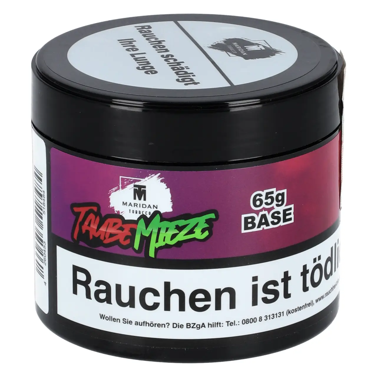 Maridan Traube Minze (Taube Mieze) Pfeifentabak, 65g Maridan Base Pfeifentabak Taube Mieze - Traube Minze - 65g