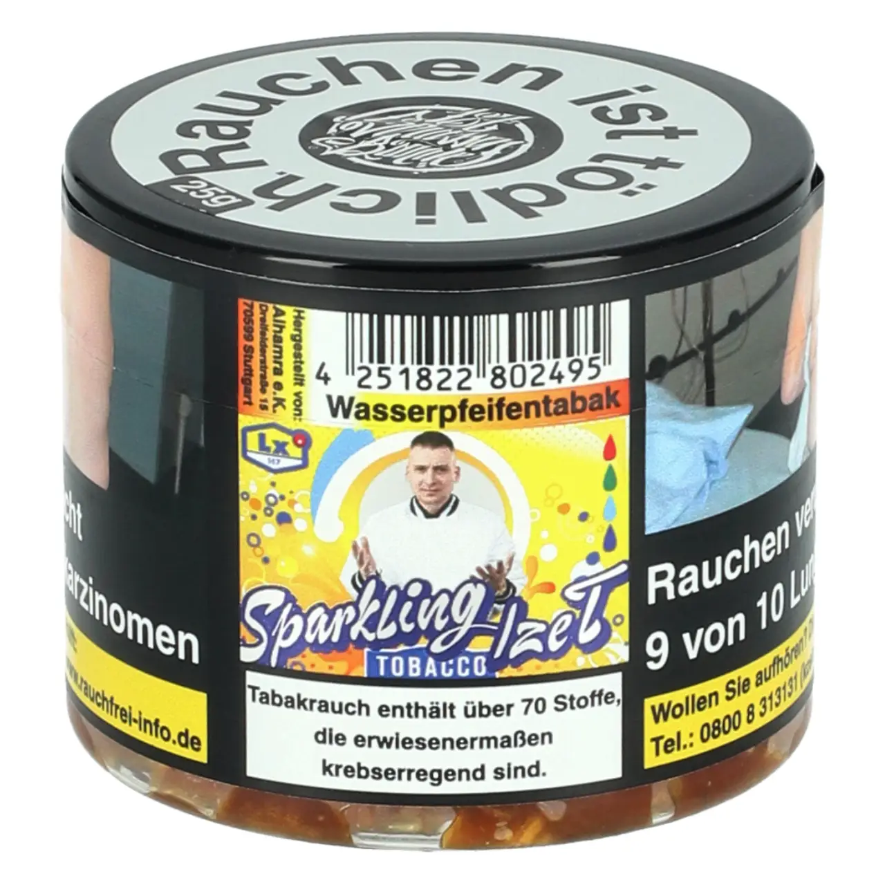 187 Tabak Sparkling Ize T - Zitronen Eistee - Shisha Tabak 25g 187 Tabak Sparkling IzeT - Zitronen Eistee - 25g