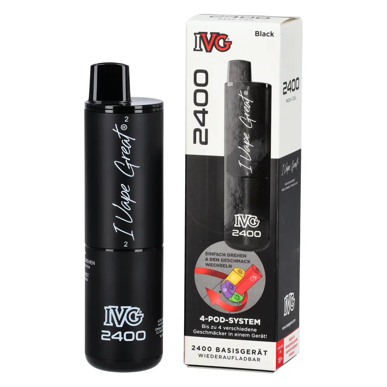 IVG 2400 Basisgerät für 4 Pods - Black