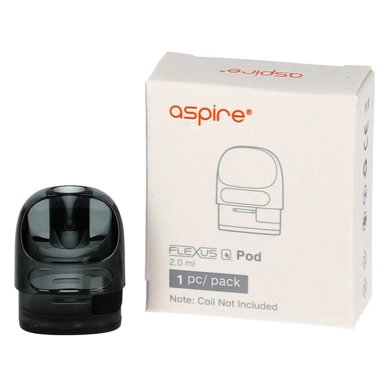 Aspire Flexus Q Ersatz Pod ohne Verdampferkopf, 2ml Aspire Flexus Q Ersatz Pod ohne Verdampfer