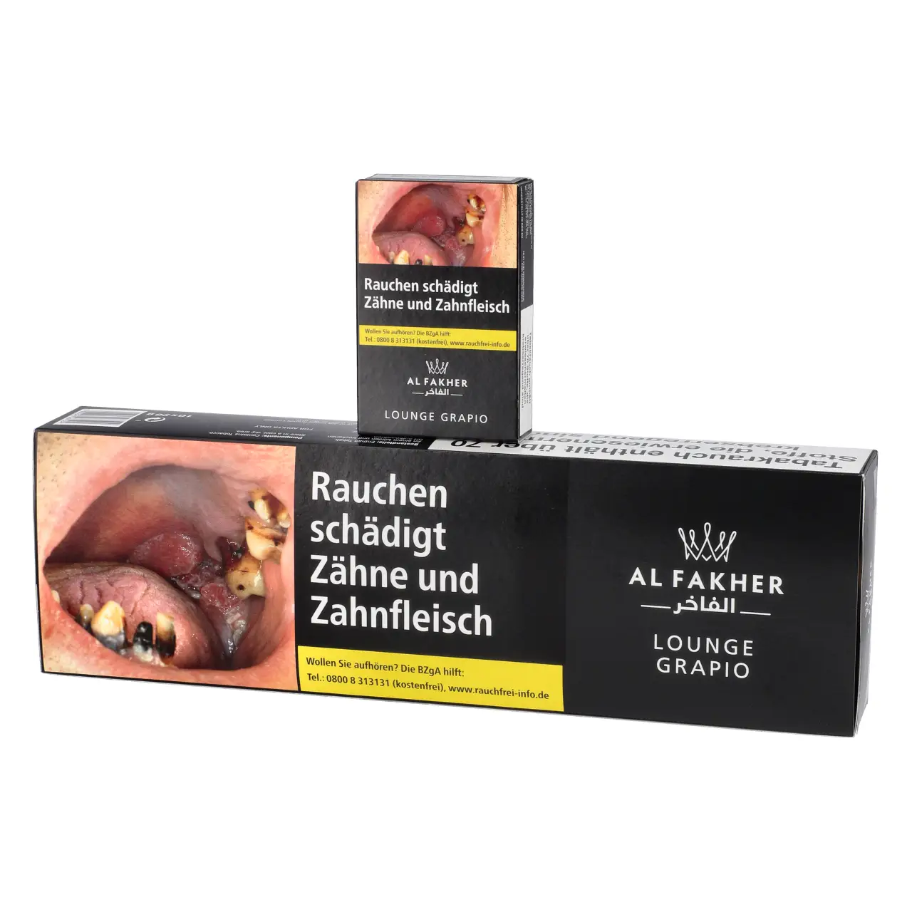 Al Fakher Shisha Tabak Lounge Grapio - kühle Traube - 10x20g