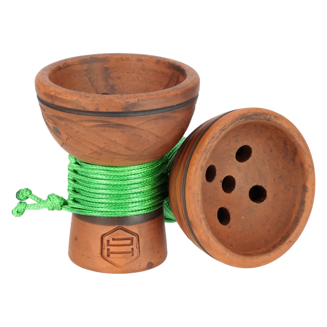 Japona Hookah Turkish Bowl Green von Vorne