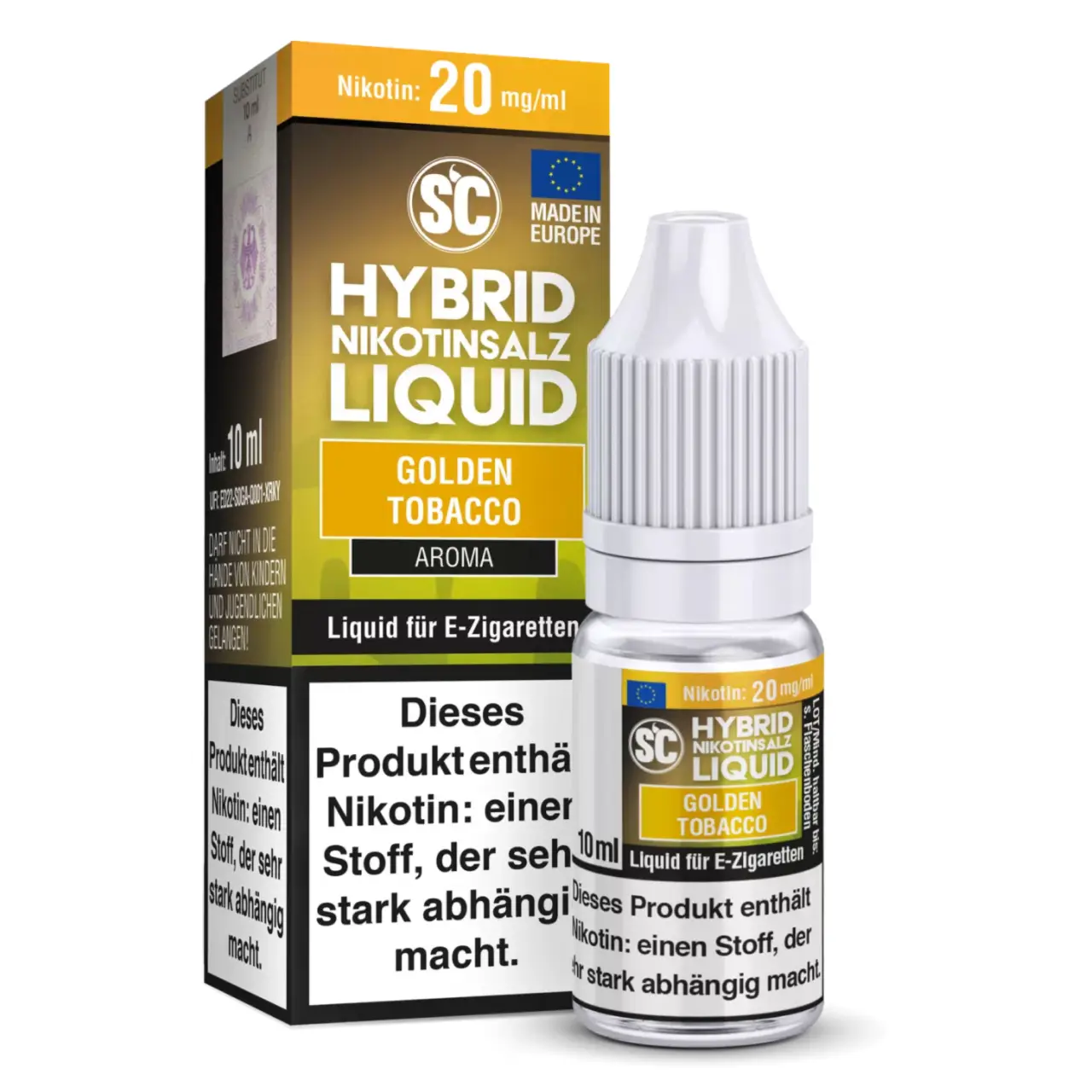Golden Tobacco - SC Hybrid Nikotinsalz Liquid 10ml