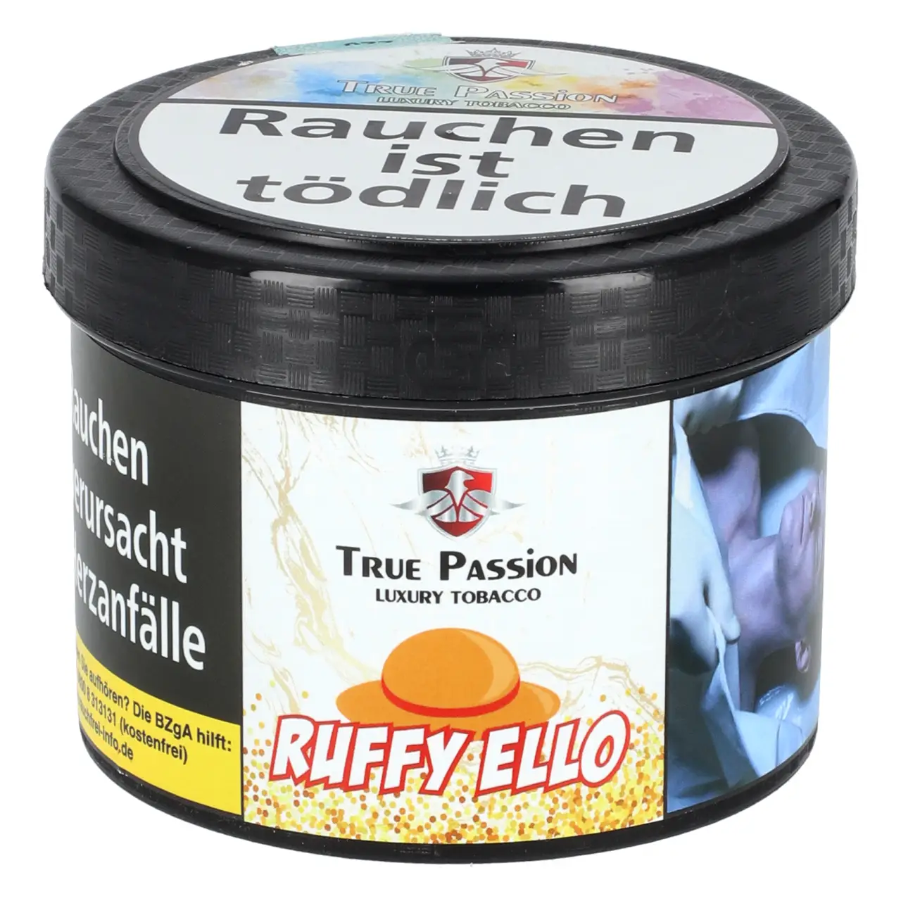 True Passion Tabak Ruffy Ello - Kokosnuss Mandel - Shisha Tabak 200g True Passion Ruffy Ello Shisha Tabak 200g Dose