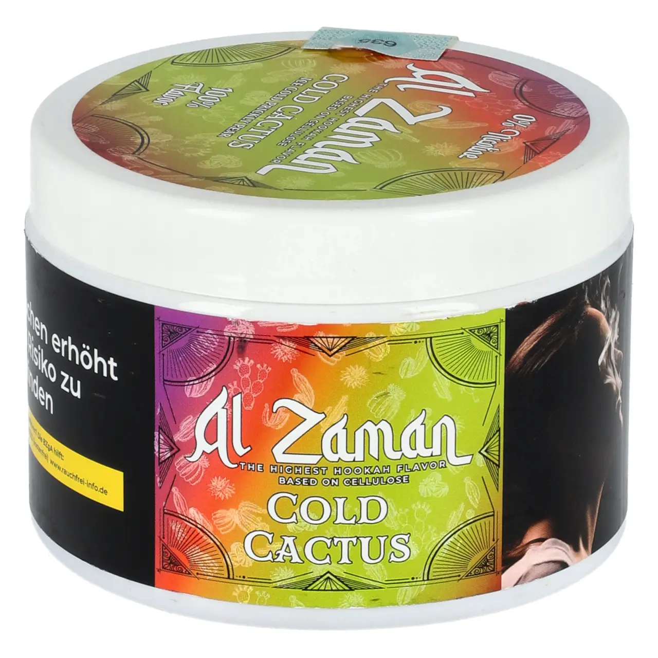 Al Zaman Kaktusfeige Ice (Cold Cactus) nikotinfreier Shisha Tabak, 200g Al Zaman Cold Cactus Shisha Tabak Ersatz 200g