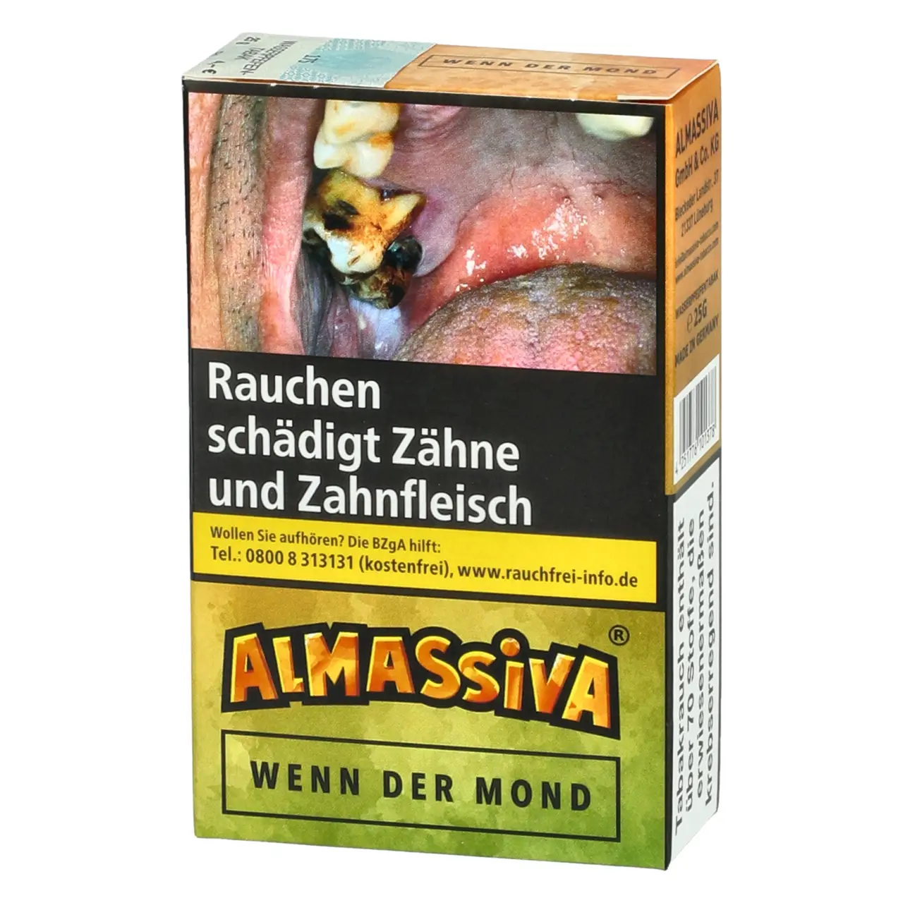 Almassiva Shisha Tabak Wenn der Mond - Honigmelone Mango - 25g