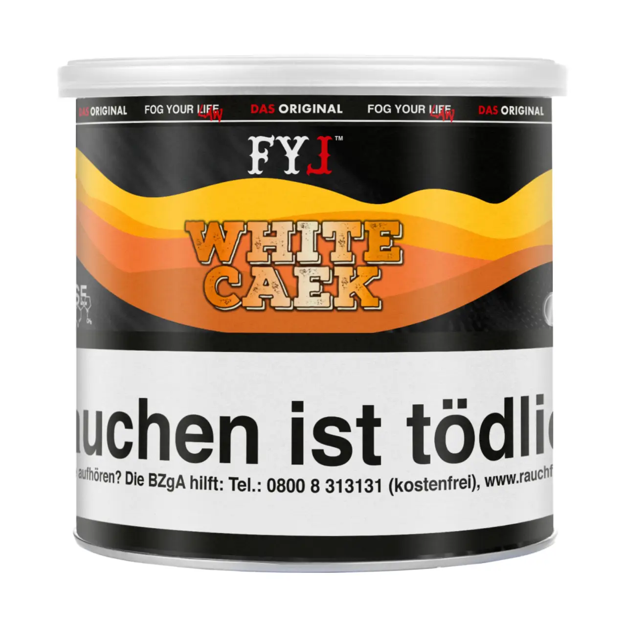 Fog Your Law Pfeifentabak White Caek - Käsekuchen Karamell