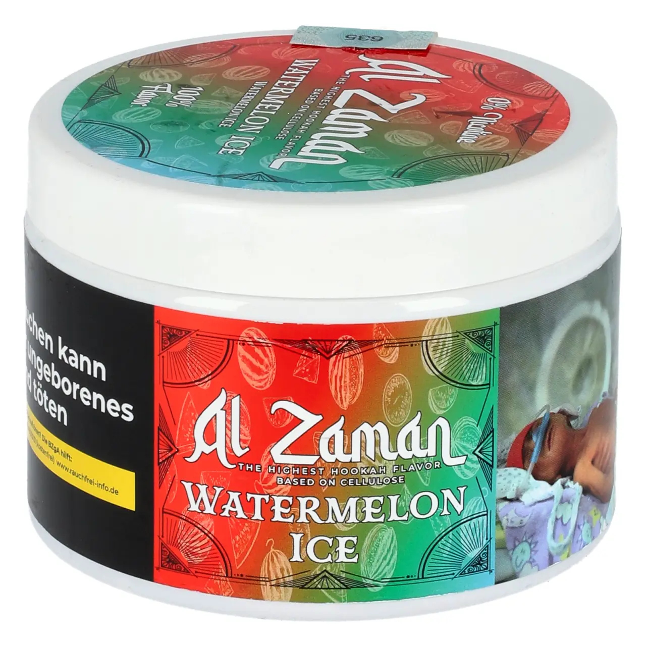 Al Zaman Wassermelone Ice (Watermelon Ice) nikotinfreier Shisha Tabak, 200g Al Zaman Watermelon Ice Shisha Tabak Ersatz 200g