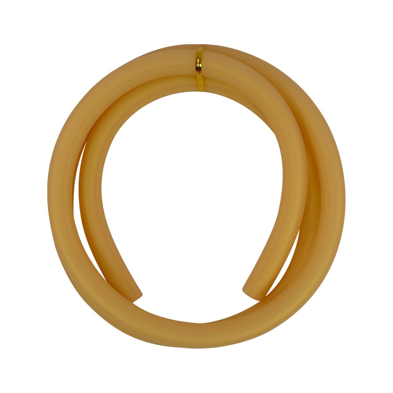 Silikonschlauch_Matt-Gold Silikonschlauch Matt Gold, ca. 1,50 Meter lang
