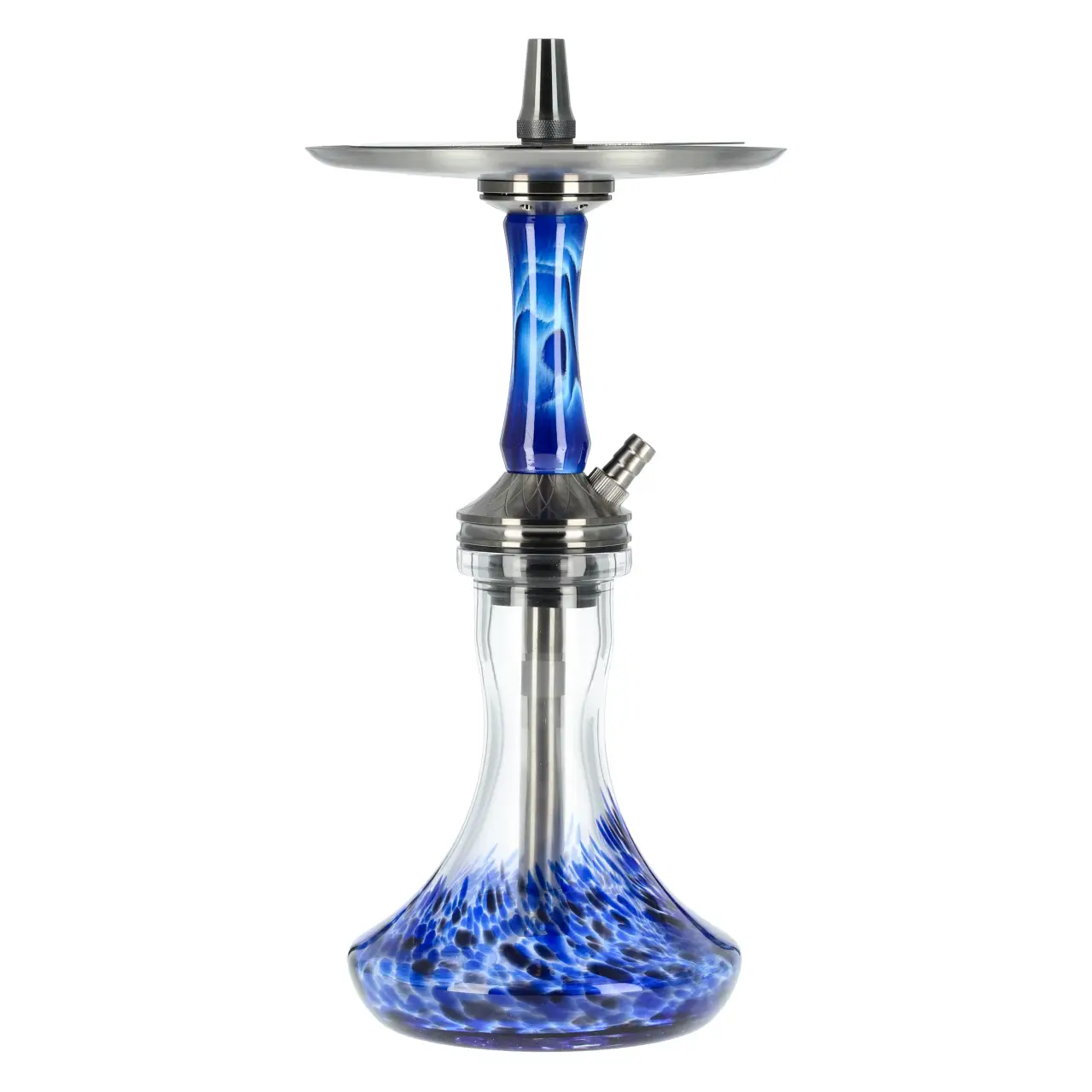 Ocean Hookah Kaif "S" 2nd Edition Shisha Black / Blue, 40 cm hoch Ocean Hookah Kaif S Shisha Blue