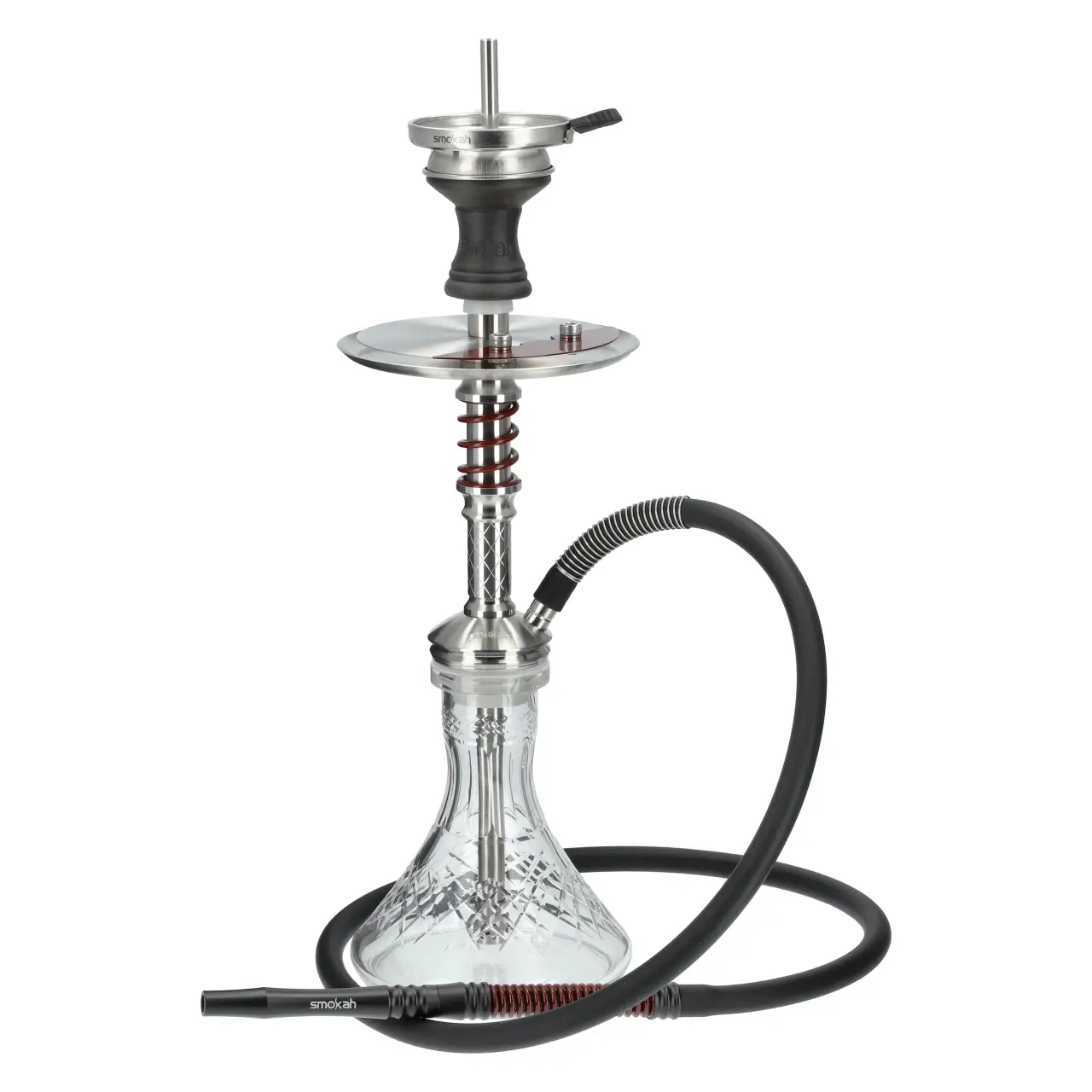 Smokah FUA Pro Edelstahl Shisha Red - Komplett-Set - 56 cm Smokah Fua Pro Shisha Red