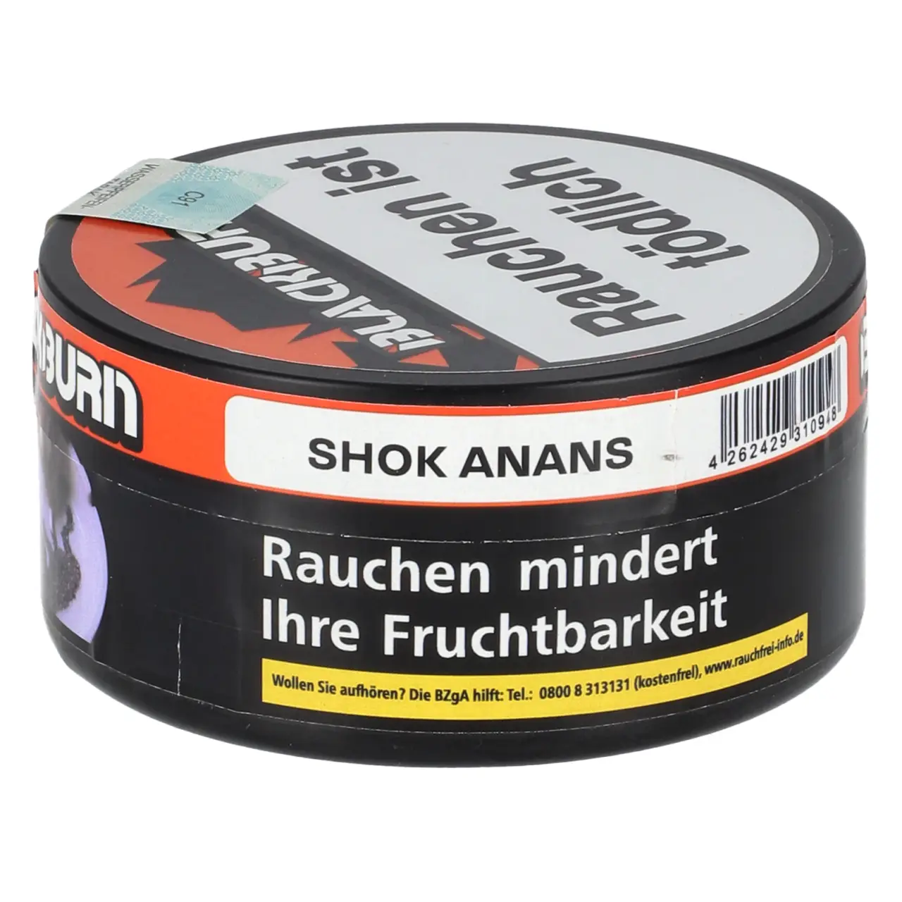 Blackburn Shok Anans Darkblend Shisha Tabak