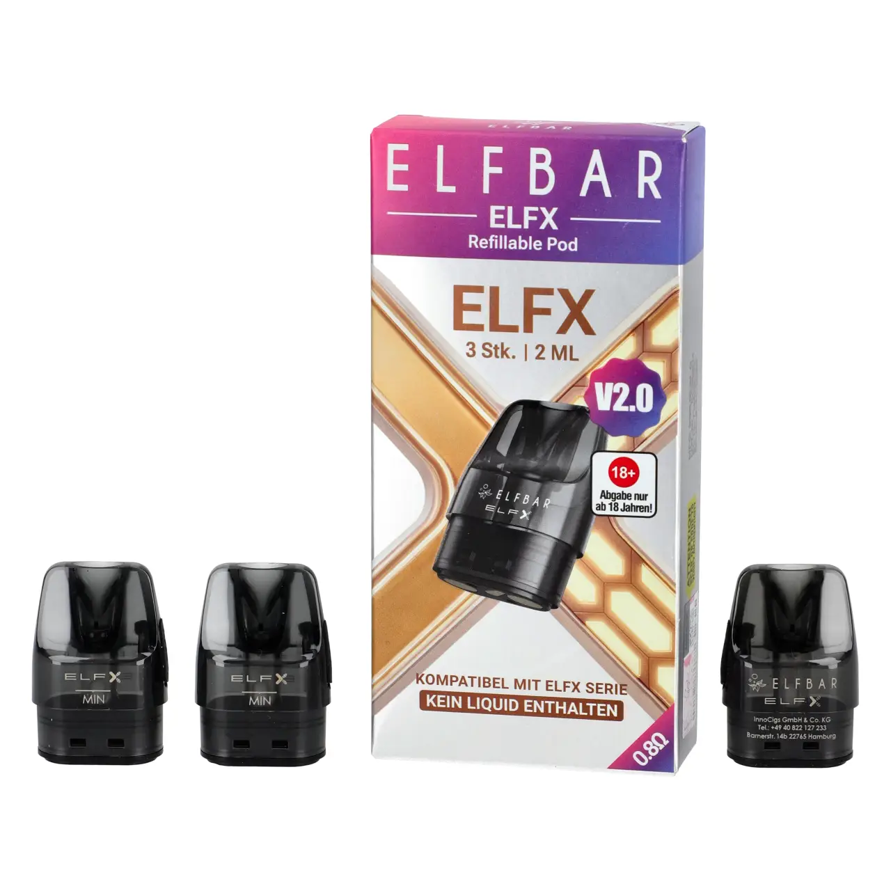 ELFX V2.0 Elfbar Dual Mesh Coil 0,8 Ohm