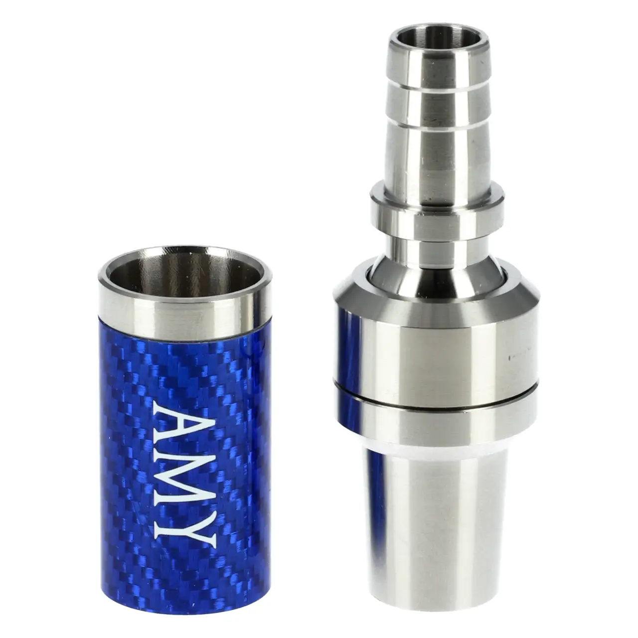 Amy Schliffadapter mit Kugelgelenk - Carbon Blau