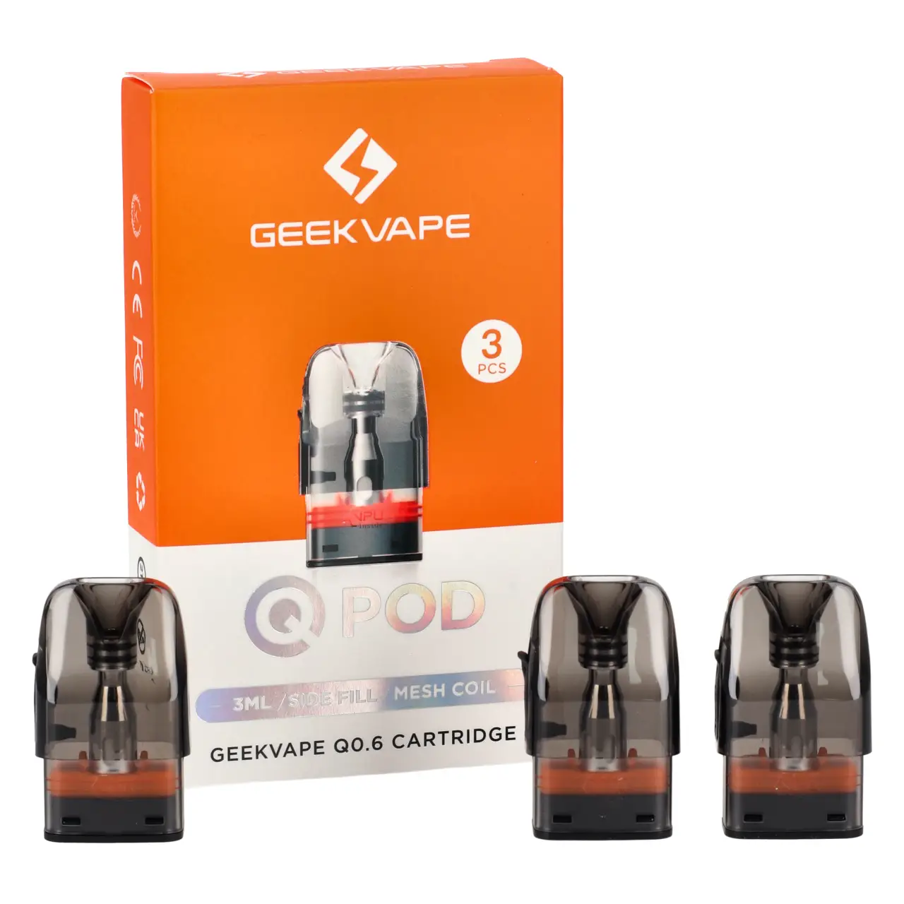 GeekVape Q Pod Cartridge 3ml - 0,6 Ohm