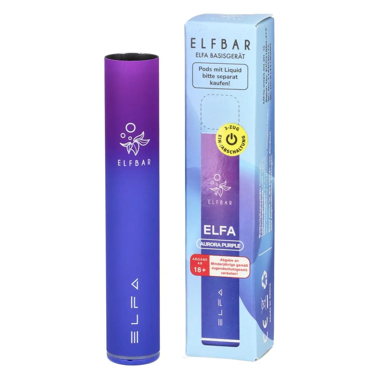 Elfbar ELFA Akku Farbe Aurora Purple - passend für ELFA Pods