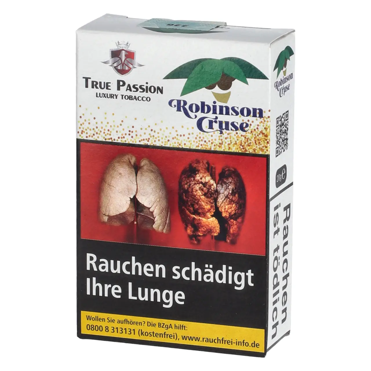 True Passion Tabak Robinson Cruse - Ananas Mango Maracuja - Shisha Tabak 20g True Passion Shisha Tabak Robinson Cruse - 20g