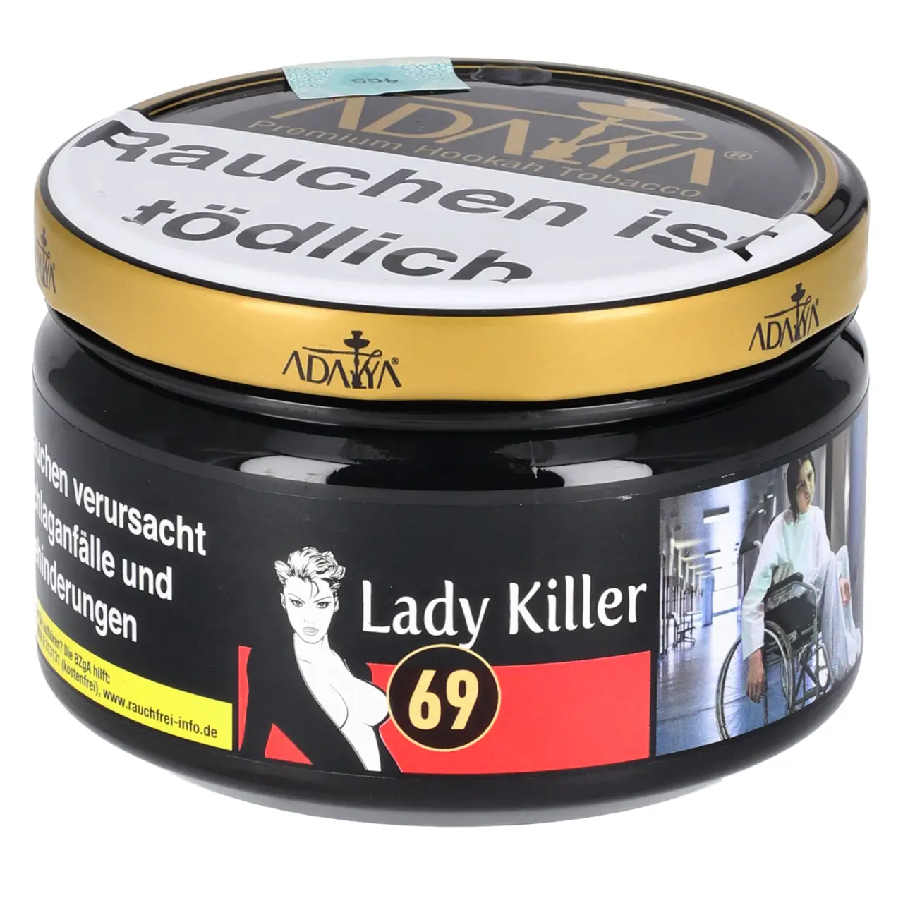 Adalya Tabak Lady Killer - Mango Melone Beerenmix - Shisha Tabak 200g Adalya Lady Killer Shisha Tabak in der 200g Dose