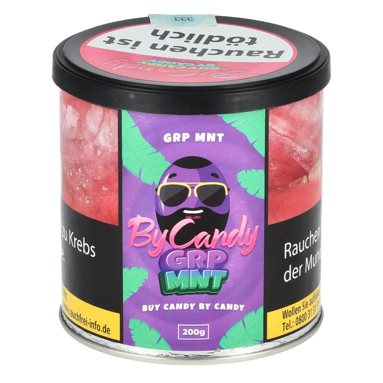 By Candy Grp Mnt - Traube Minze - Shisha Tabak 200g By Candy Grp Mnt Shisha Tabak 200g Dose