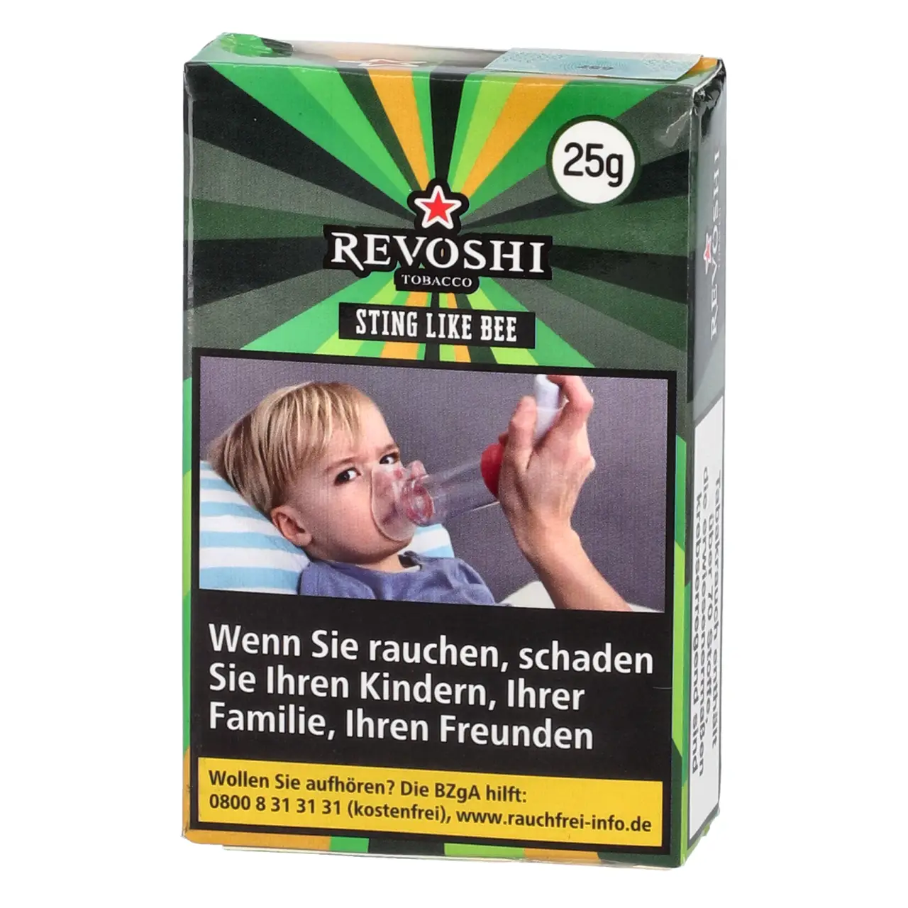 Revoshi Dark Blend Shisha Tabak Sting Like Bee - süße Minze - 25g