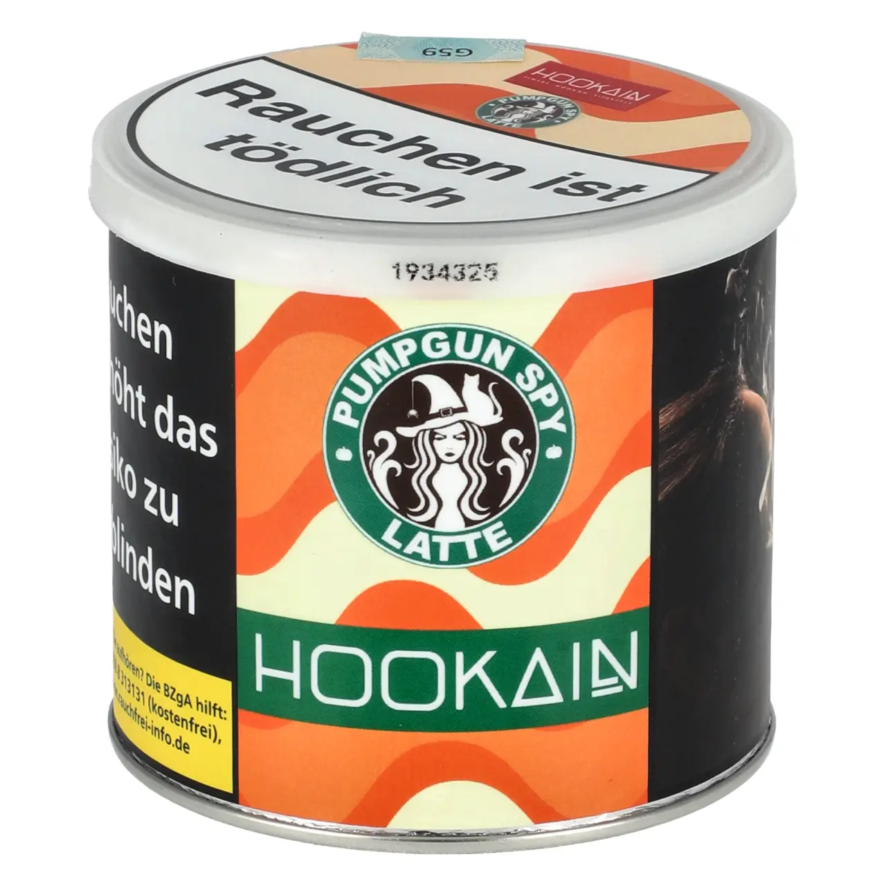 Hookain Kürbis Latte Muskatnuss Nelke Zimt (Pumpgun Spy Latte) Shisha Tabak, 200g Hookain Pumpgun Spy Latte Shisha Tabak 200g Dose
