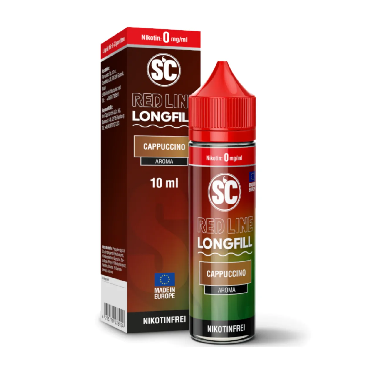 SC Red Line Longfill - Cappuccino - Aroma 10ml SC Red Line Longfill Cappuccino Aroma