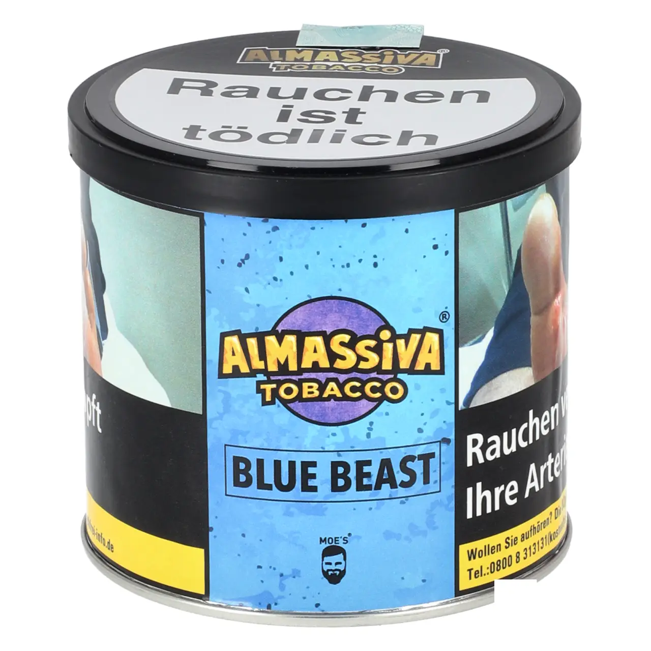 Almassiva Blue Beast Shisha Tabak 200g Dose