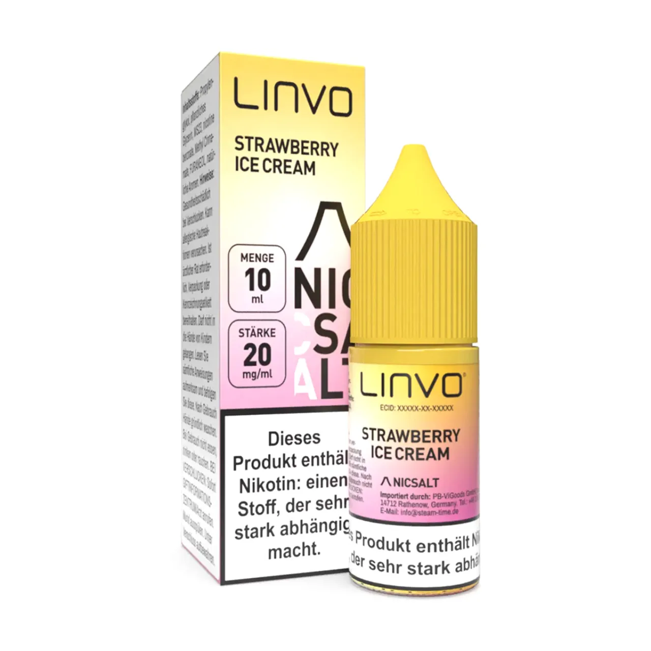 Linvo Liquid Strawberry Ice Cream Linvo Liquid Strawberry Ice Cream
