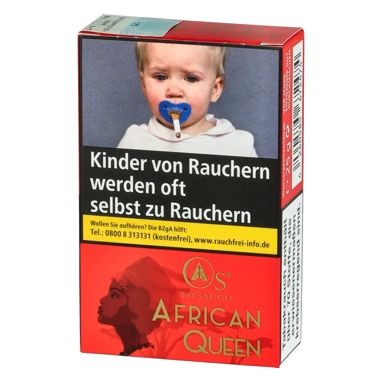 O´s Tobacco Shisha Tabak African Queen - 16er Früchtemix - 25g
