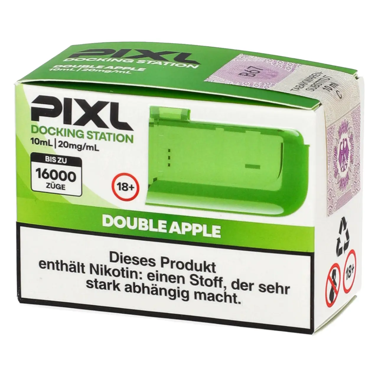 Pixl Double Apple Docking Station - 10 ml Liquid Tank Pixl 6000 Docking Station Double Apple