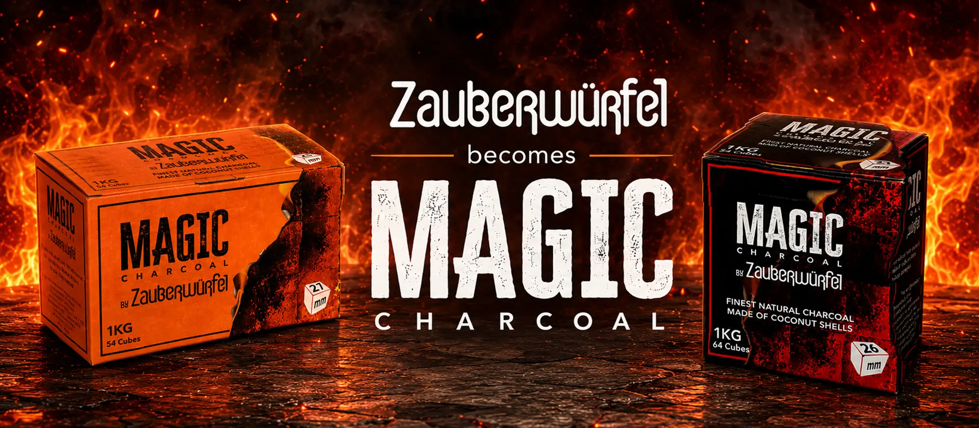 Magic Charcoal Banner