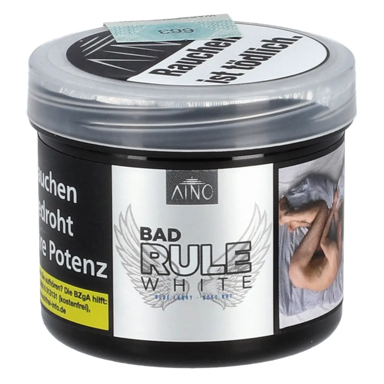 Aino Shisha Tabak Bad Rule White - Blaubeere Kokosnuss - 20g