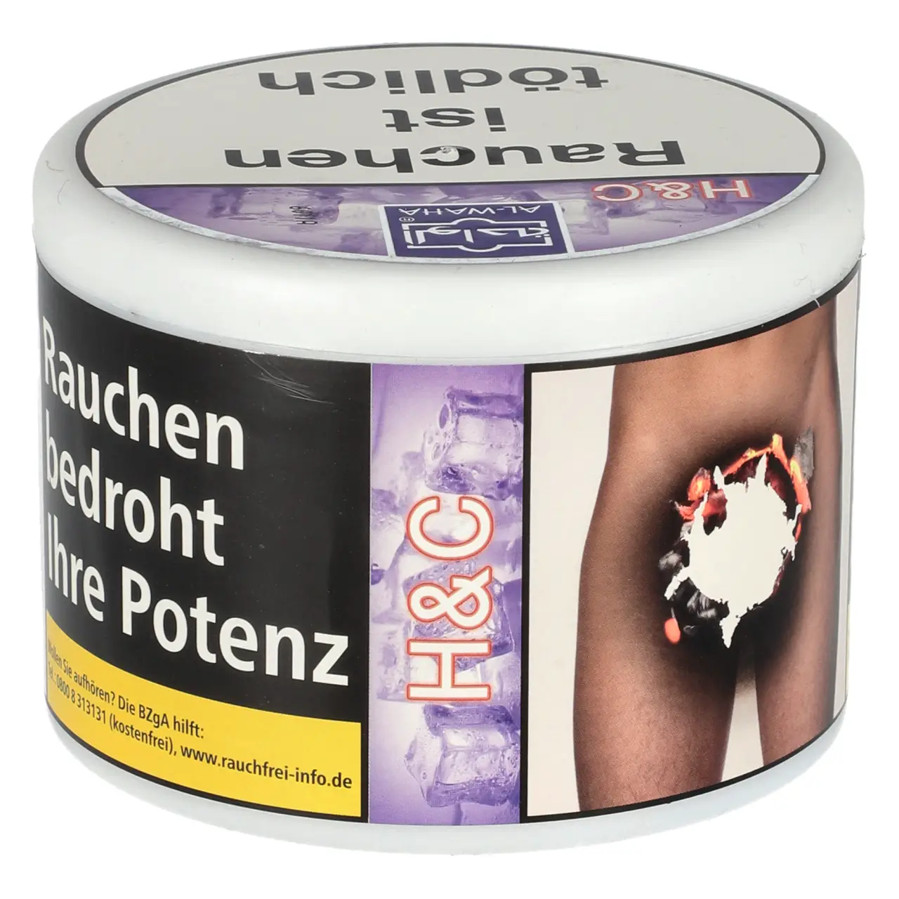 Al Waha H & C - Traube Blaubeere - Shisha Tabak, 200g Al Waha H & C Shisha Tabak 200g Dose