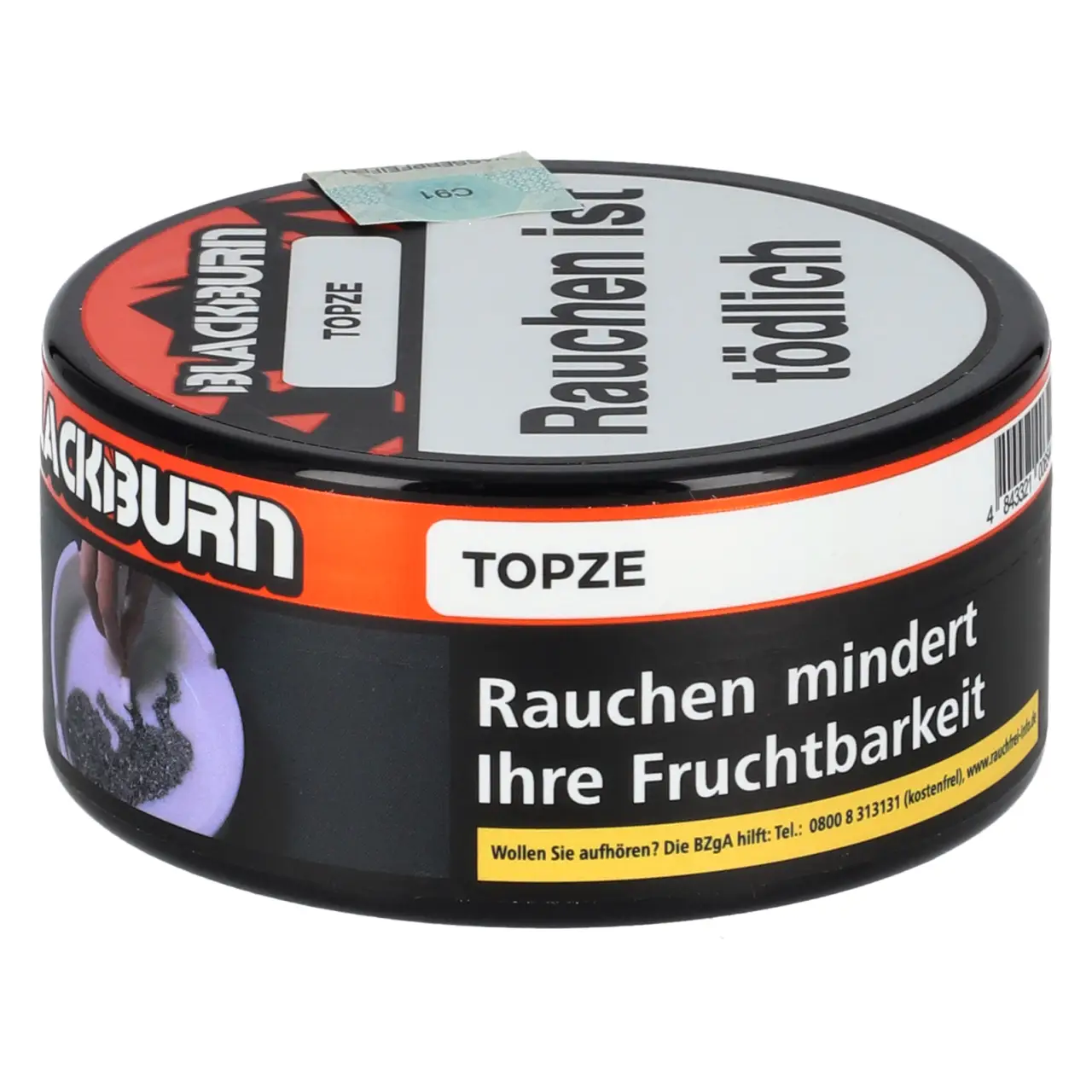 Blackburn Topze - Kräuter Minze Bonbon - Darkblend Shisha Tabak 100g Blackburn Topze Darkblend Shisha Tabak