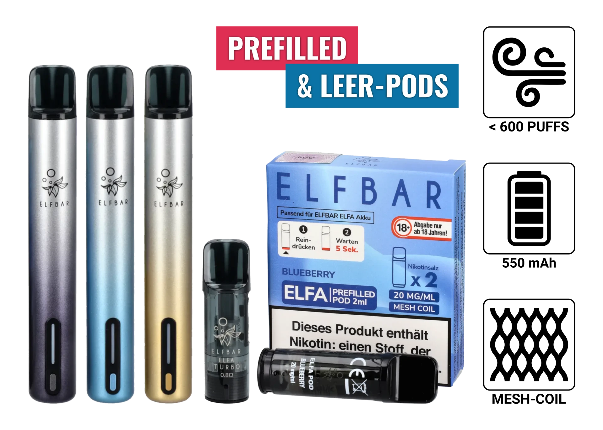 Lost Mary Vape Alternative Elfa Turbo