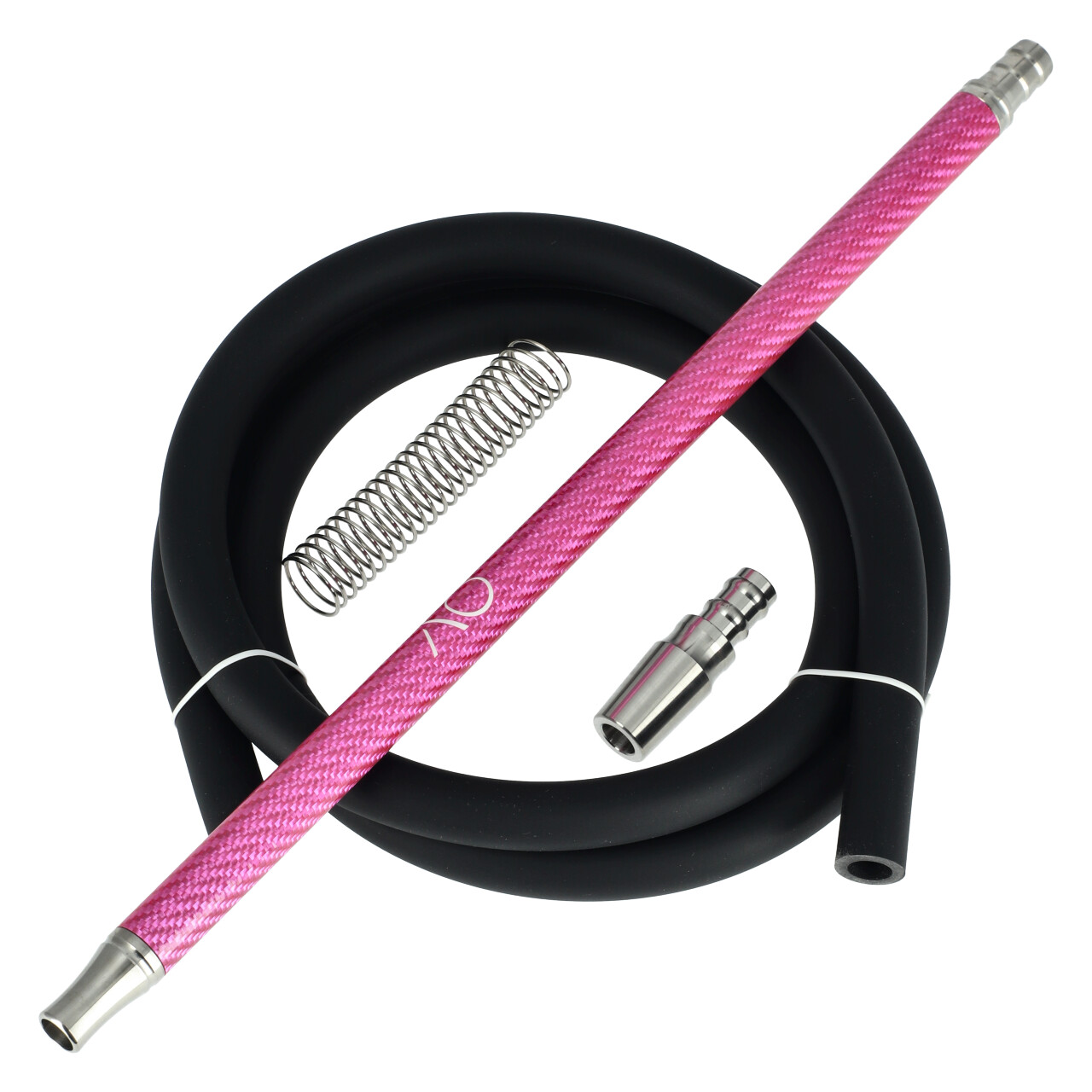 AO Carbon Schlauchset Pink, ca. 1,90 Meter lang