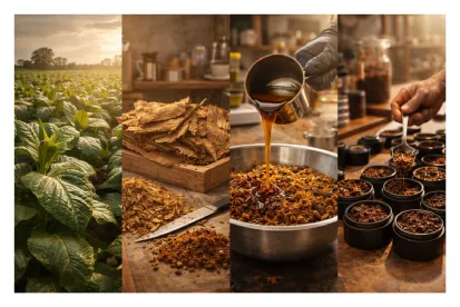 Shisha Tabak Herstellung