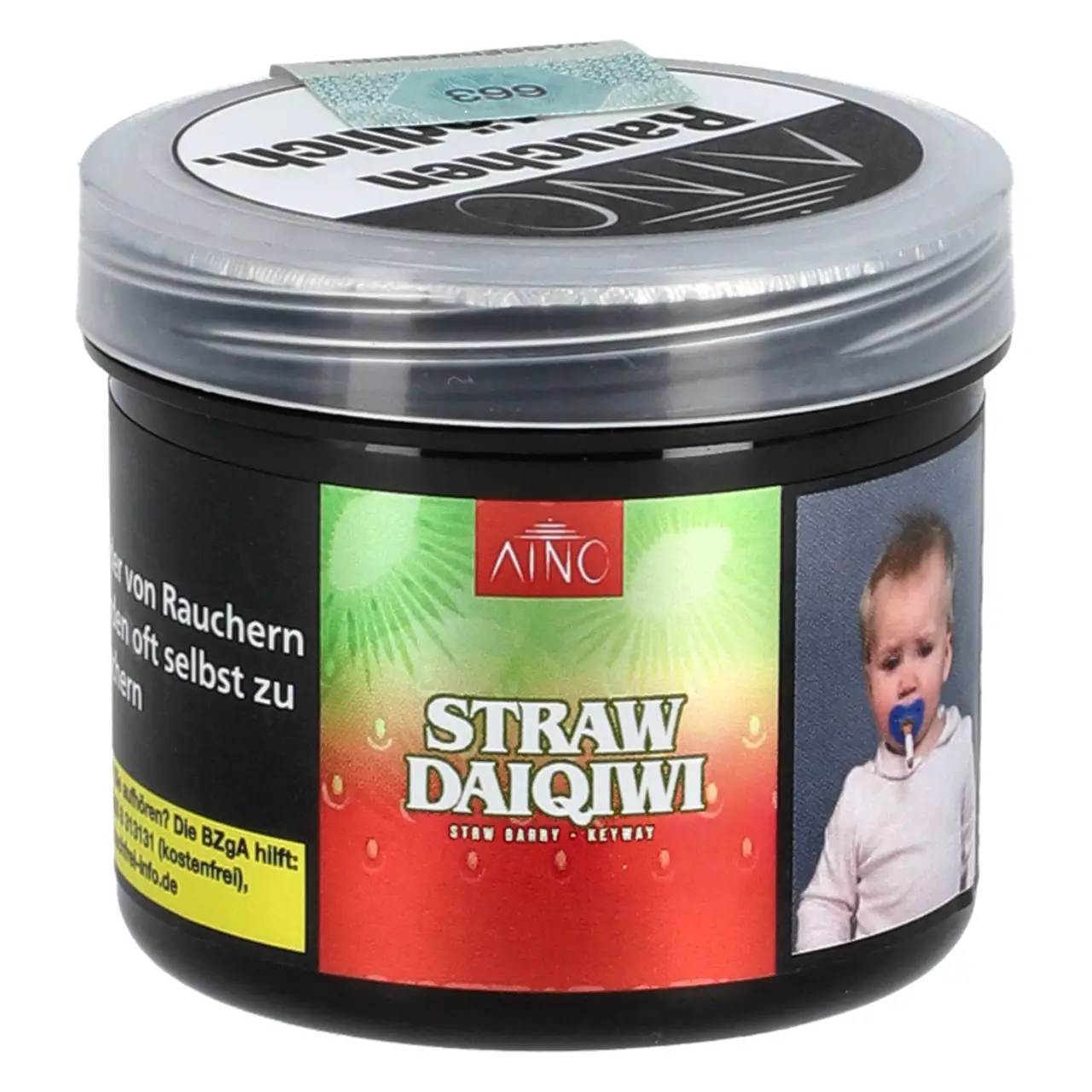 Aino Erdbeere Kiwi (Straw Daiqiwi) Shisha Tabak, 20g Aino Shisha Tabak Straw Daiqiwi - Erdbeere Kiwi - 20g