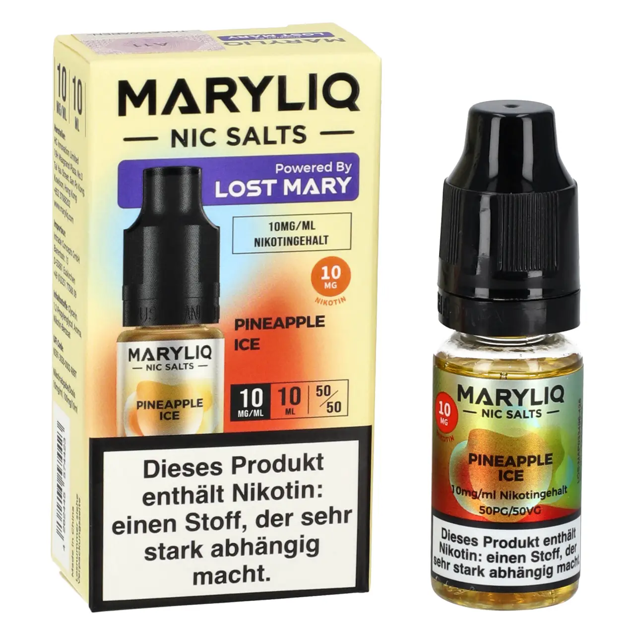 Maryliq Ananas Ice (Pineapple Ice) Nikotinsalz Liquid, 10ml Maryliq Pineapple Ice Nikotinsalz Liquid 10ml