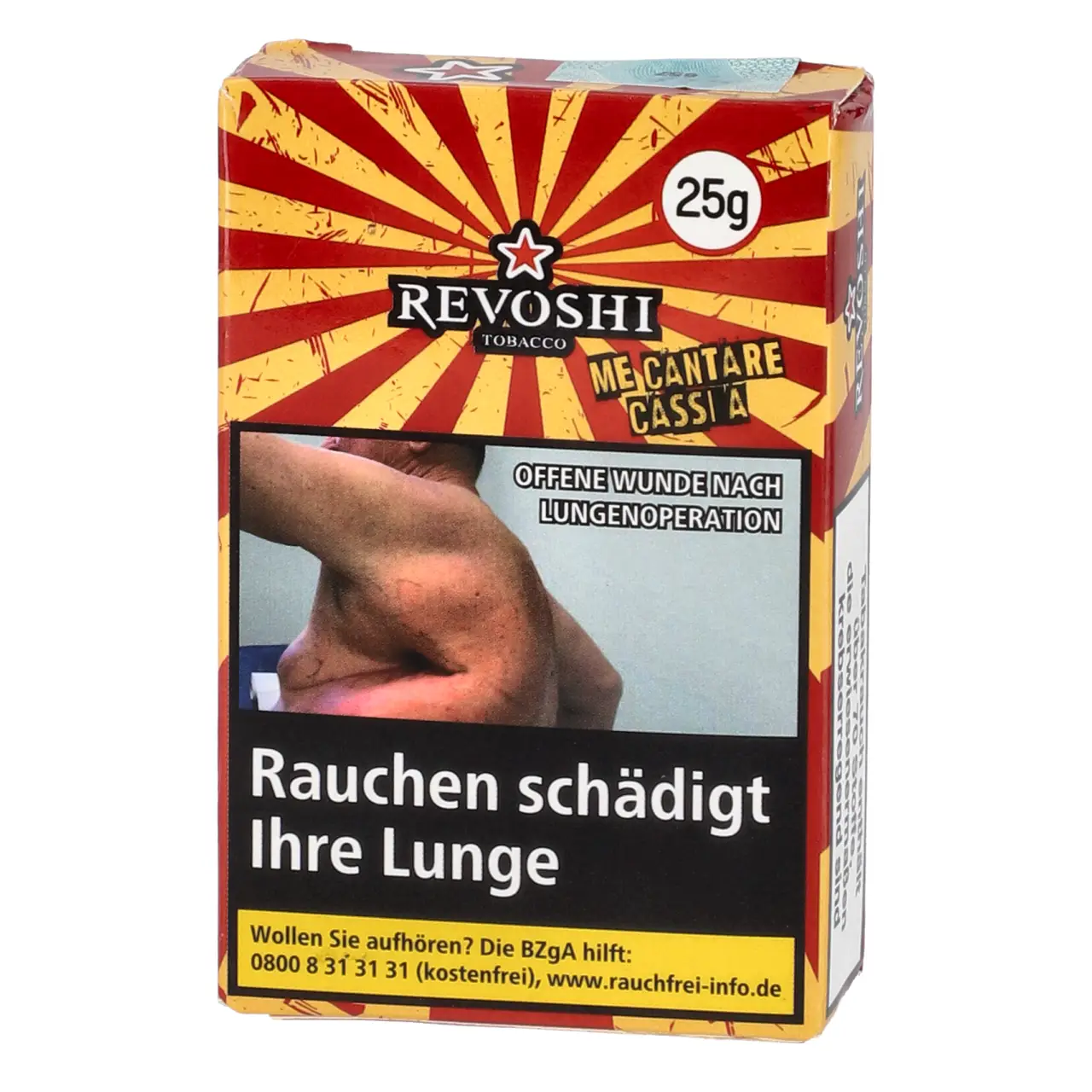 Revoshi Tobacco Granatapfel Limonade (Me Cantare Cassia) Shisha Tabak, 25g Revoshi Shisha Tabak Me Cantare Cassia - Granatapfel Limonade - 25g