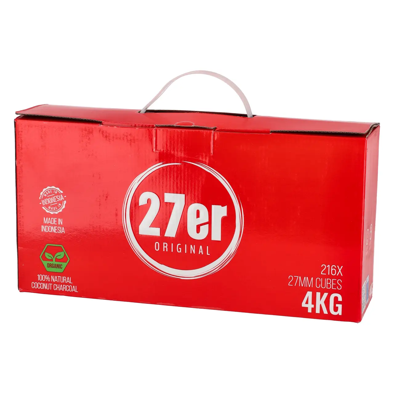 27er Original Cubes27 Naturkohle, 4 kg 27er Original Cubes 4kg Shisha Kohle