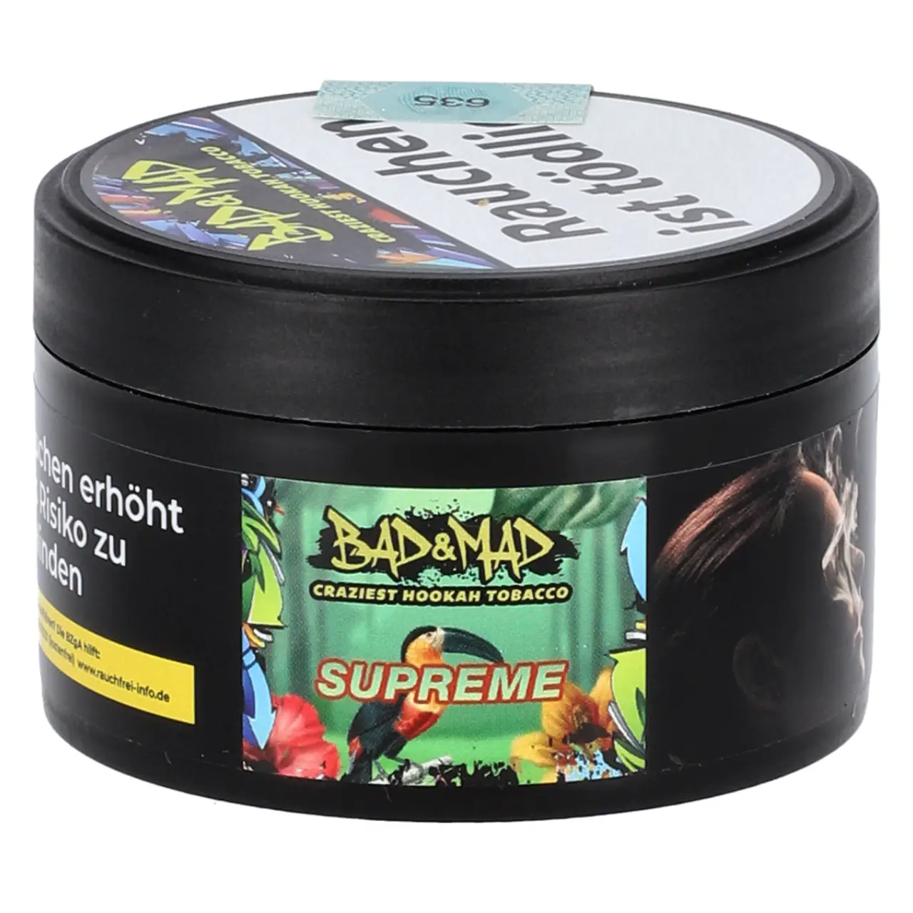 Bad & Mad Mango Ananas Maracuja (Supreme) Shisha Tabak, 25g Bad & Mad Shisha Tabak Supreme - Mango Ananas Maracuja - 25g