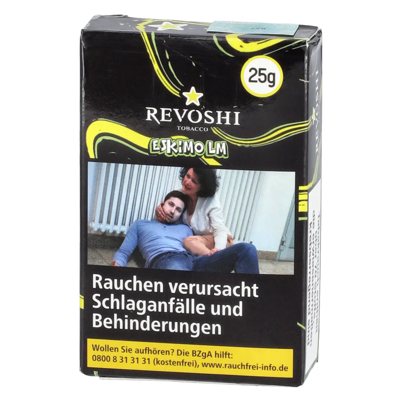 Revoshi Tobacco Zitrone Ice (Eskimo Lm) Shisha Tabak, 25g Revoshi Shisha Tabak Eskimo LM - Zitrone Ice - 25g