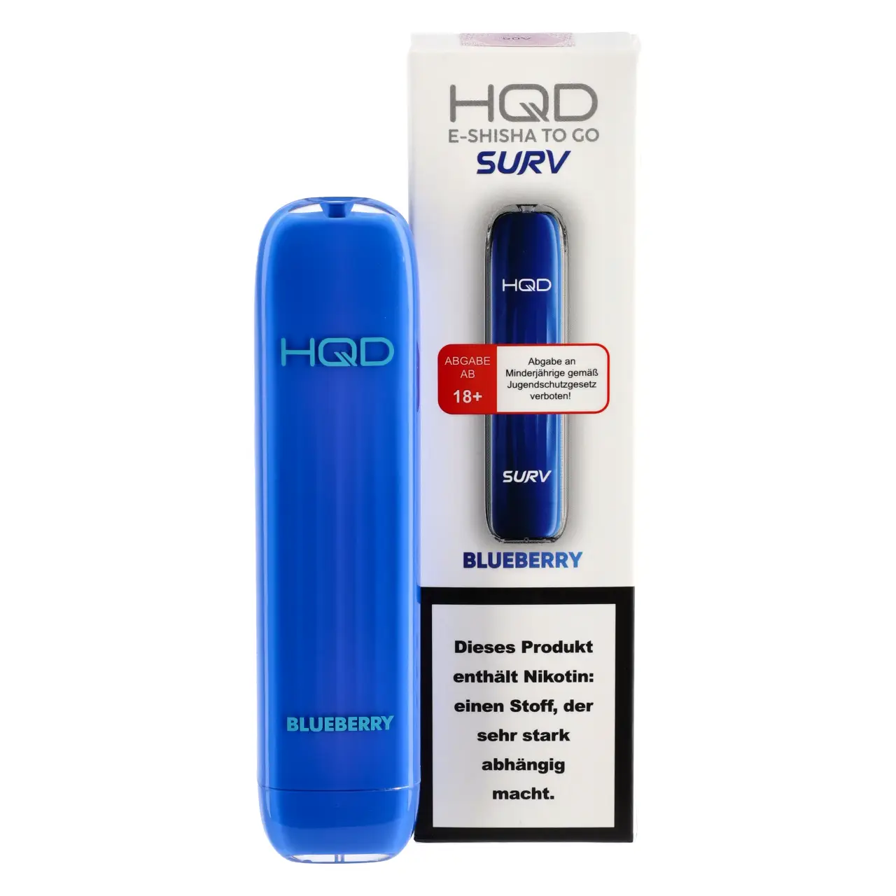 HQD Surv Blaubeere (Blueberry) Einweg E-Shisha, 2ml Blueberry - HQD Surv Einweg Vape