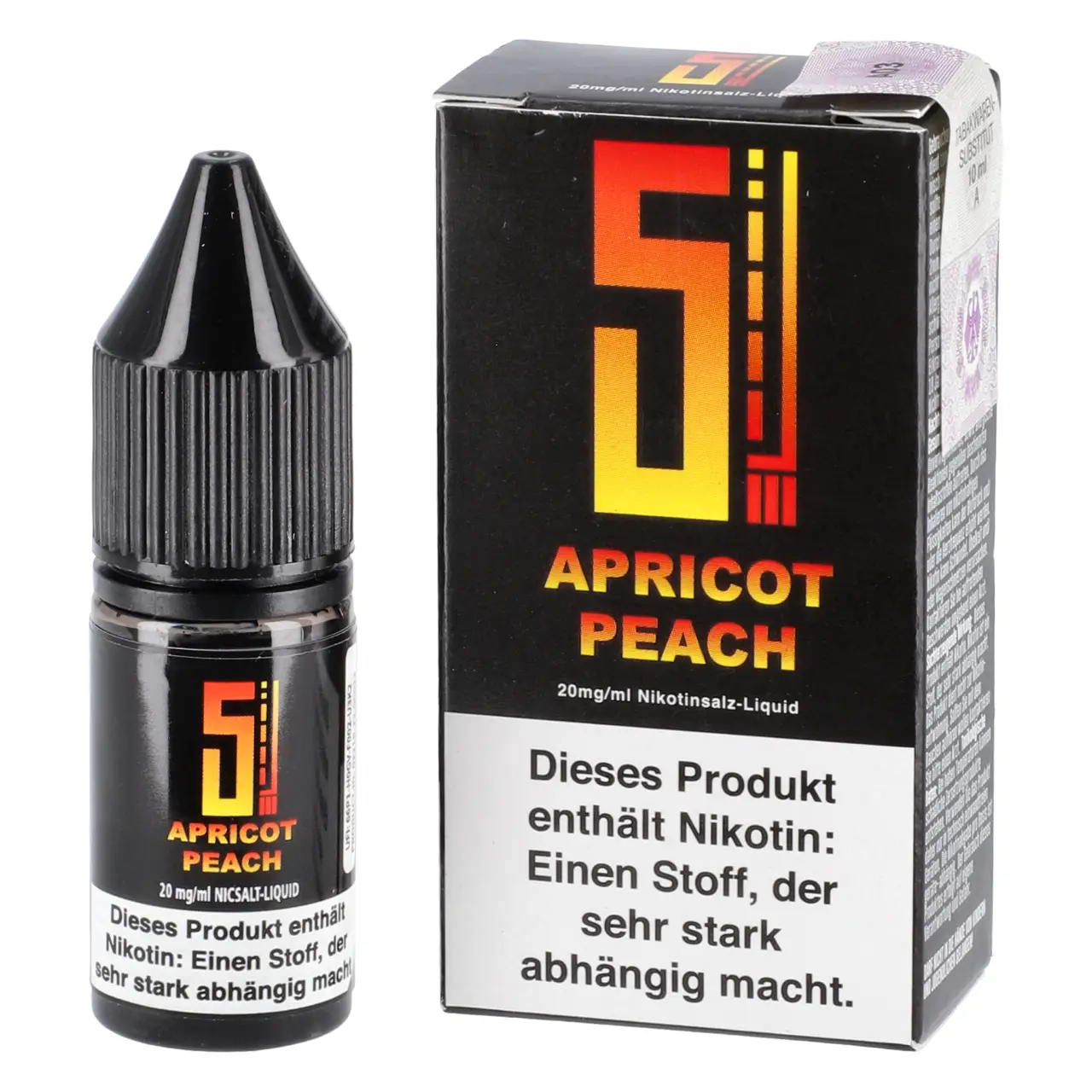 Apricot Peach - 5EL Nikotinsalz Liquid für Mehrweg Vapes - 10ml