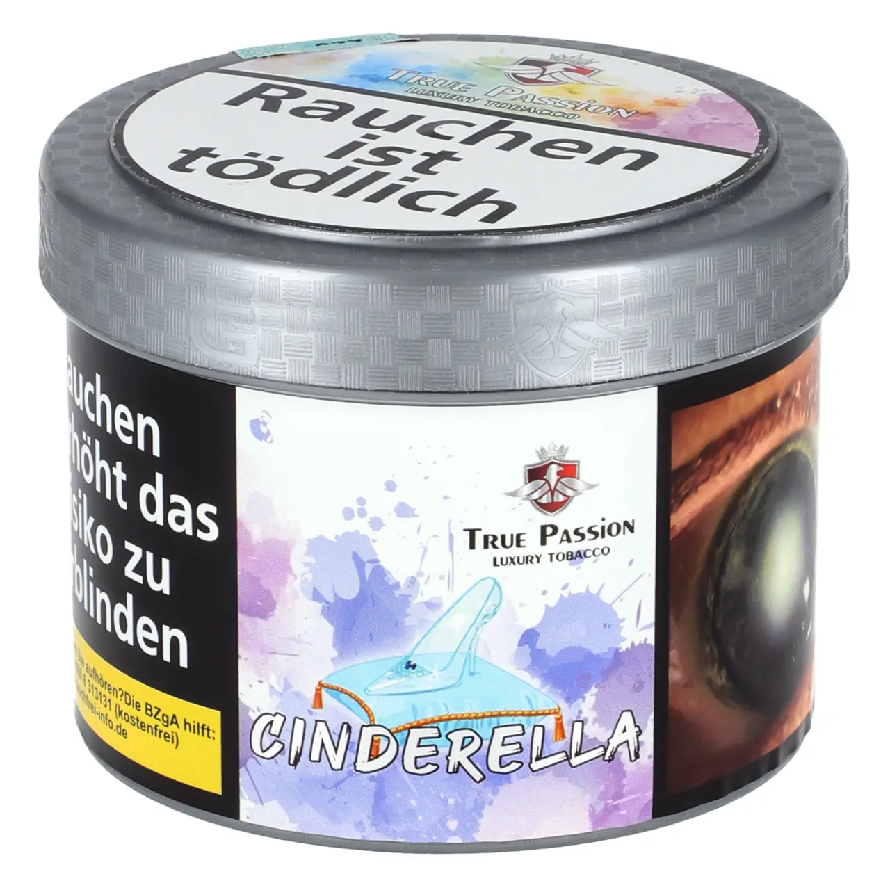 True Passion Tabak Cinderella - Maracuja Honigmelone Blaubeere - Shisha Tabak 200g True Passion Cinderella Shisha Tabak 200g Dose